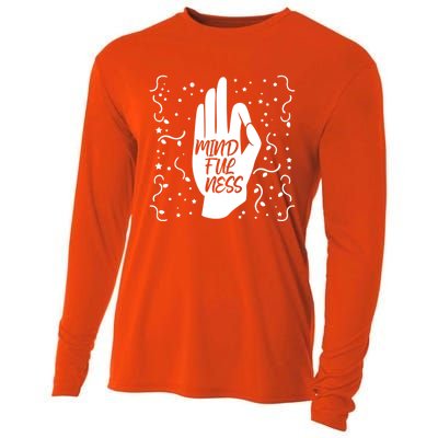 Namaste Mindfulness And Self Awareness Gift Cooling Performance Long Sleeve Crew