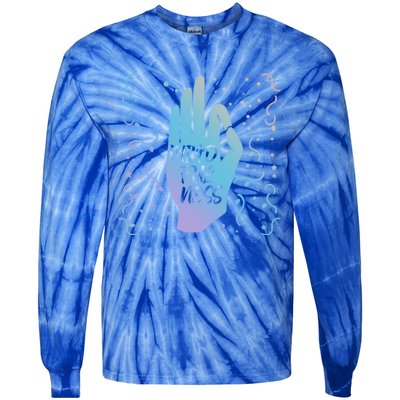 Namaste Mindfulness And Self Awareness Great Gift Tie-Dye Long Sleeve Shirt