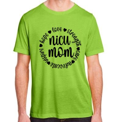 Nicu Mom Appreciation Micro Preemie Mom Nicu Warrior Gift Adult ChromaSoft Performance T-Shirt