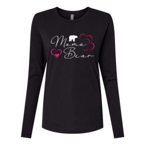 Nlife Mama Bear Mothers Day Womens Cotton Relaxed Long Sleeve T-Shirt