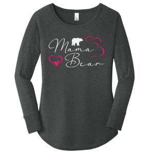 Nlife Mama Bear Mothers Day Women's Perfect Tri Tunic Long Sleeve Shirt