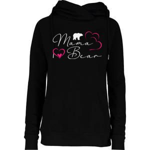 Nlife Mama Bear Mothers Day Womens Funnel Neck Pullover Hood