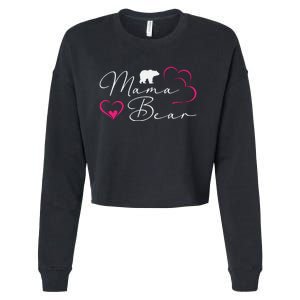 Nlife Mama Bear Mothers Day Cropped Pullover Crew