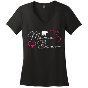 Nlife Mama Bear Mothers Day Women's V-Neck T-Shirt