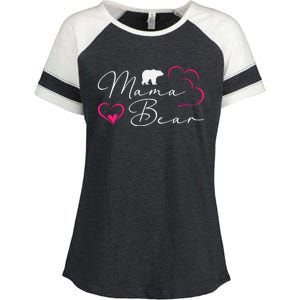 Nlife Mama Bear Mothers Day Enza Ladies Jersey Colorblock Tee