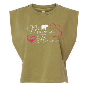 Nlife Mama Bear Mothers Day Garment-Dyed Women's Muscle Tee