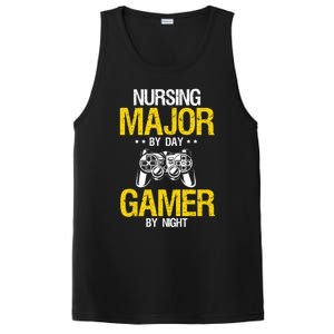 Nursing Major By Day Gamer Night Nursing Student Nurse Gift PosiCharge Competitor Tank