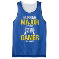 Nursing Major By Day Gamer Night Nursing Student Nurse Gift Mesh Reversible Basketball Jersey Tank