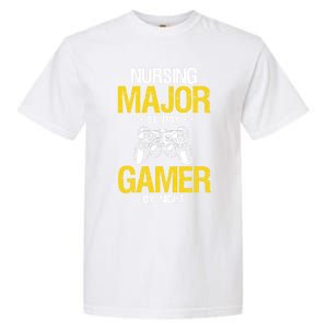 Nursing Major By Day Gamer Night Nursing Student Nurse Gift Garment-Dyed Heavyweight T-Shirt