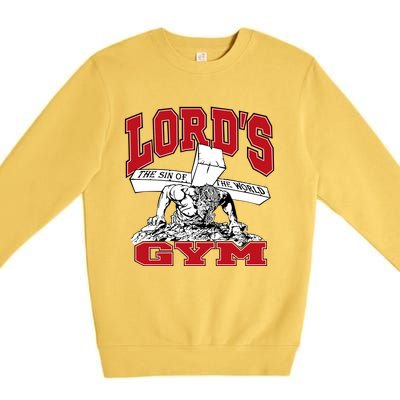 New Motivation BodyBuilder The Lord's Gym Cool Design Premium Crewneck Sweatshirt