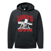 New Motivation BodyBuilder The Lord's Gym Cool Design Performance Fleece Hoodie