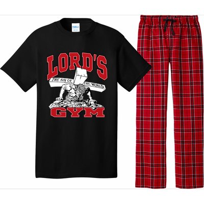 New Motivation BodyBuilder The Lord's Gym Cool Design Pajama Set