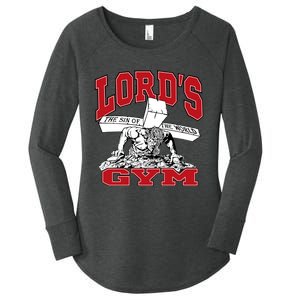 New Motivation BodyBuilder The Lord's Gym Cool Design Women's Perfect Tri Tunic Long Sleeve Shirt