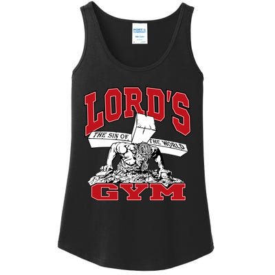 New Motivation BodyBuilder The Lord's Gym Cool Design Ladies Essential Tank