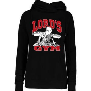 New Motivation BodyBuilder The Lord's Gym Cool Design Womens Funnel Neck Pullover Hood