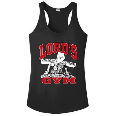 New Motivation BodyBuilder The Lord's Gym Cool Design Ladies PosiCharge Competitor Racerback Tank