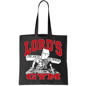 New Motivation BodyBuilder The Lord's Gym Cool Design Tote Bag