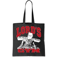 New Motivation BodyBuilder The Lord's Gym Cool Design Tote Bag