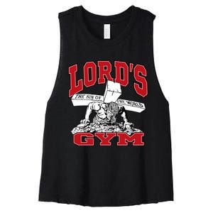 New Motivation BodyBuilder The Lord's Gym Cool Design Women's Racerback Cropped Tank