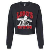 New Motivation BodyBuilder The Lord's Gym Cool Design Cropped Pullover Crew