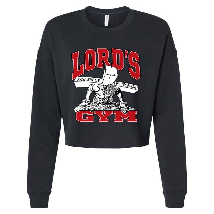 New Motivation BodyBuilder The Lord's Gym Cool Design Cropped Pullover Crew