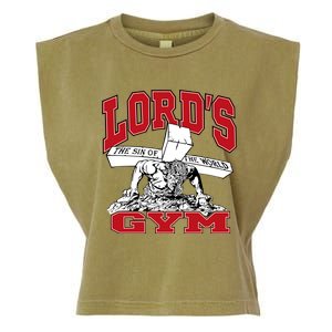 New Motivation BodyBuilder The Lord's Gym Cool Design Garment-Dyed Women's Muscle Tee