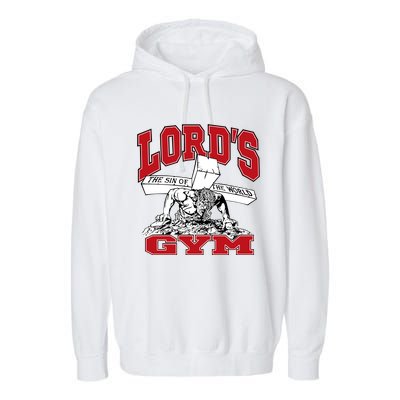 New Motivation BodyBuilder The Lord's Gym Cool Design Garment-Dyed Fleece Hoodie