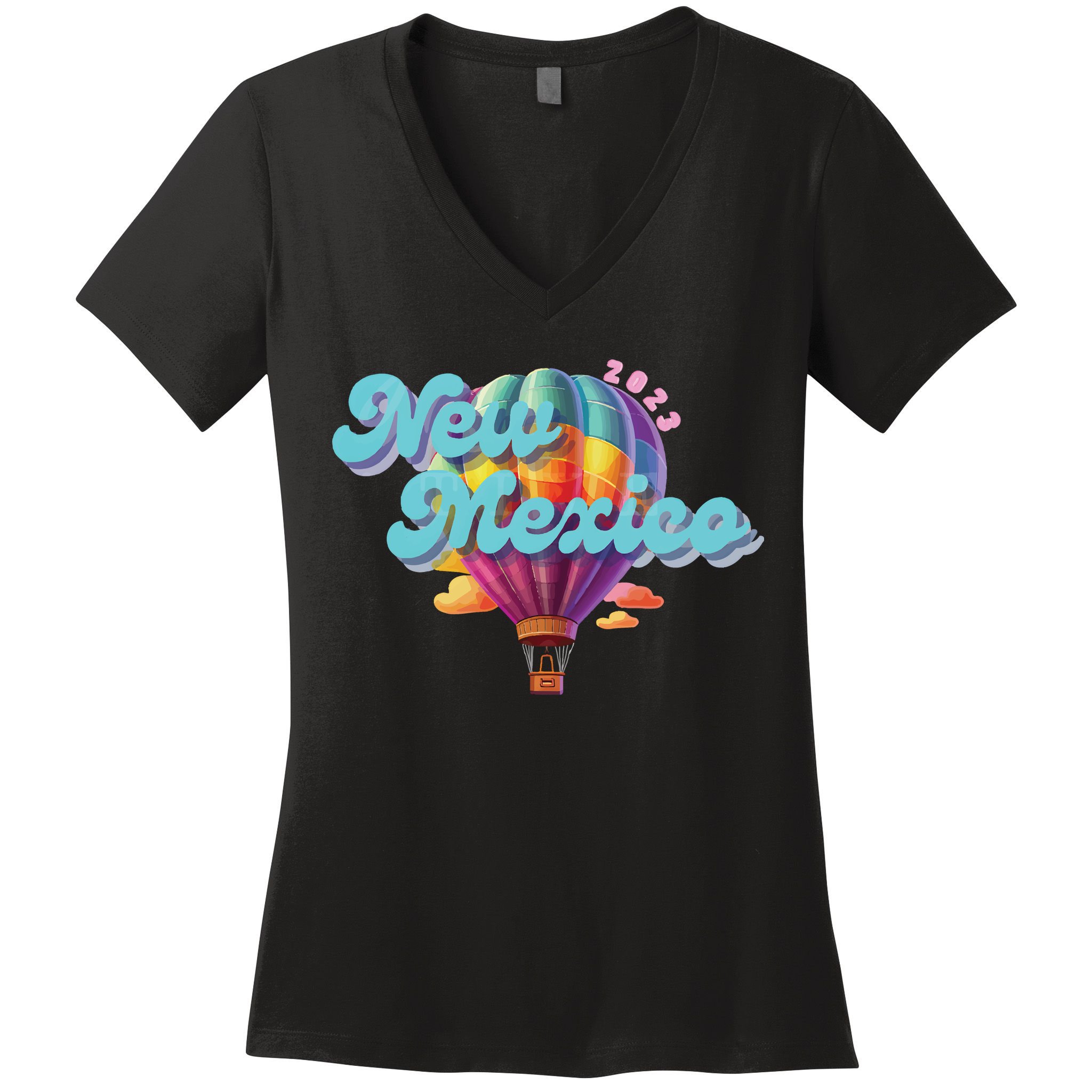 New Mexico Balloon Women's V-Neck T-Shirt