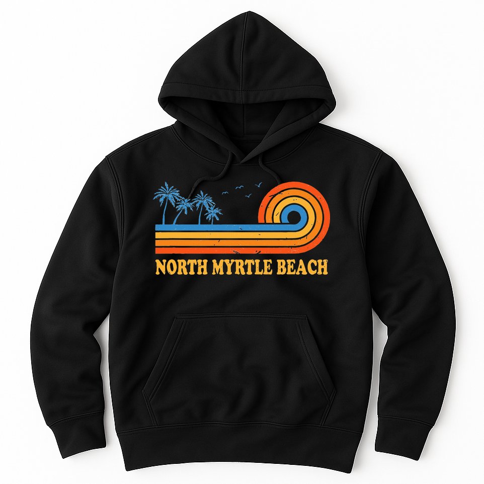 North Myrtle Beach South Carolina Summer Sc Tropical Hoodie