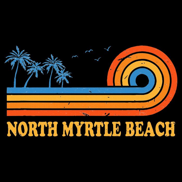 North Myrtle Beach South Carolina Summer Sc Tropical Impact Tech Backpack