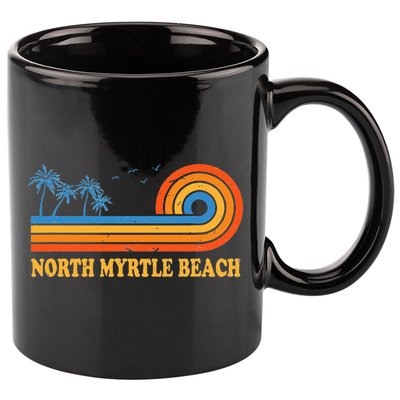 North Myrtle Beach South Carolina Summer Sc Tropical 11oz C Handle Ceramic Mug