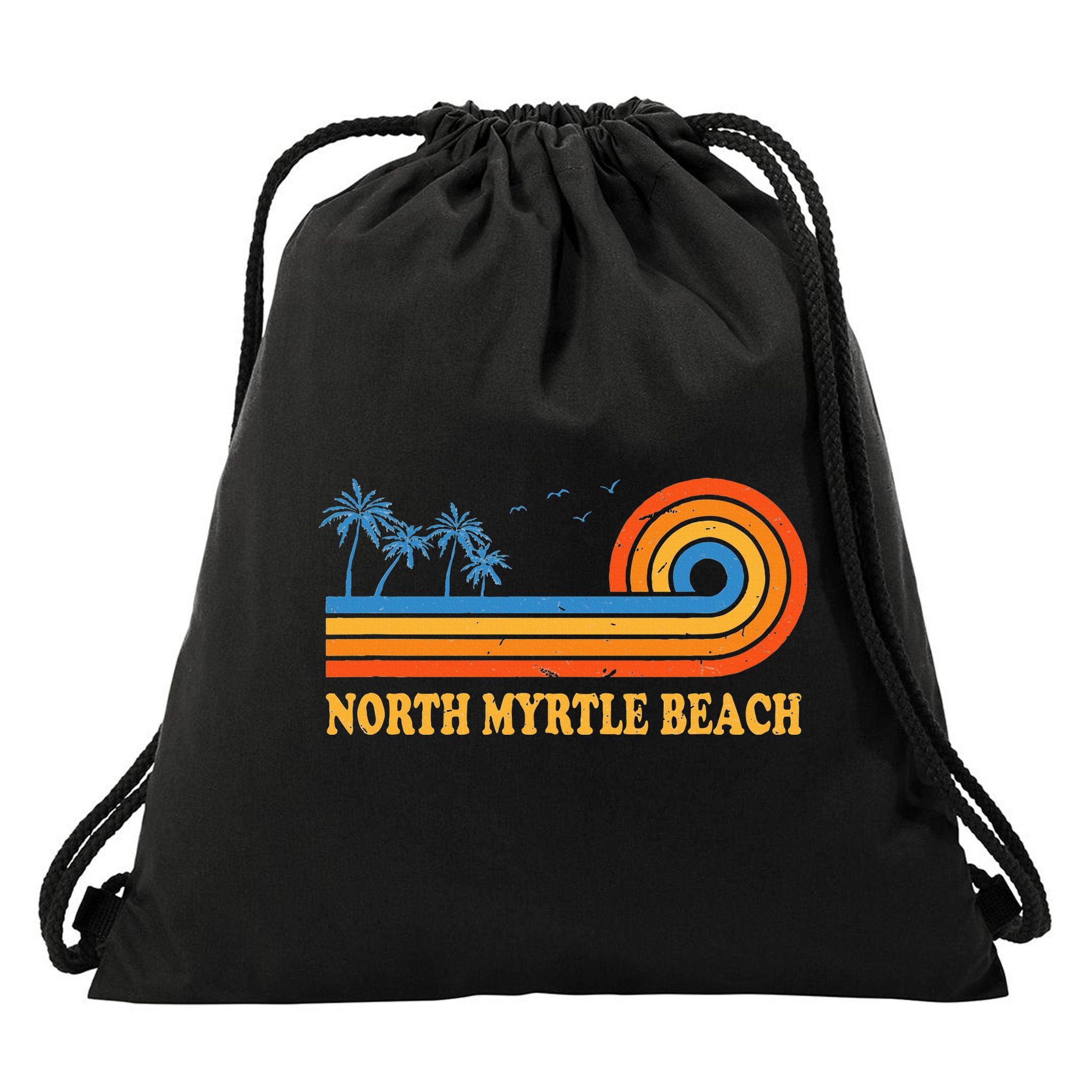 North Myrtle Beach South Carolina Summer Sc Tropical Drawstring Bag