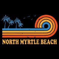 North Myrtle Beach South Carolina Summer Sc Tropical Drawstring Bag