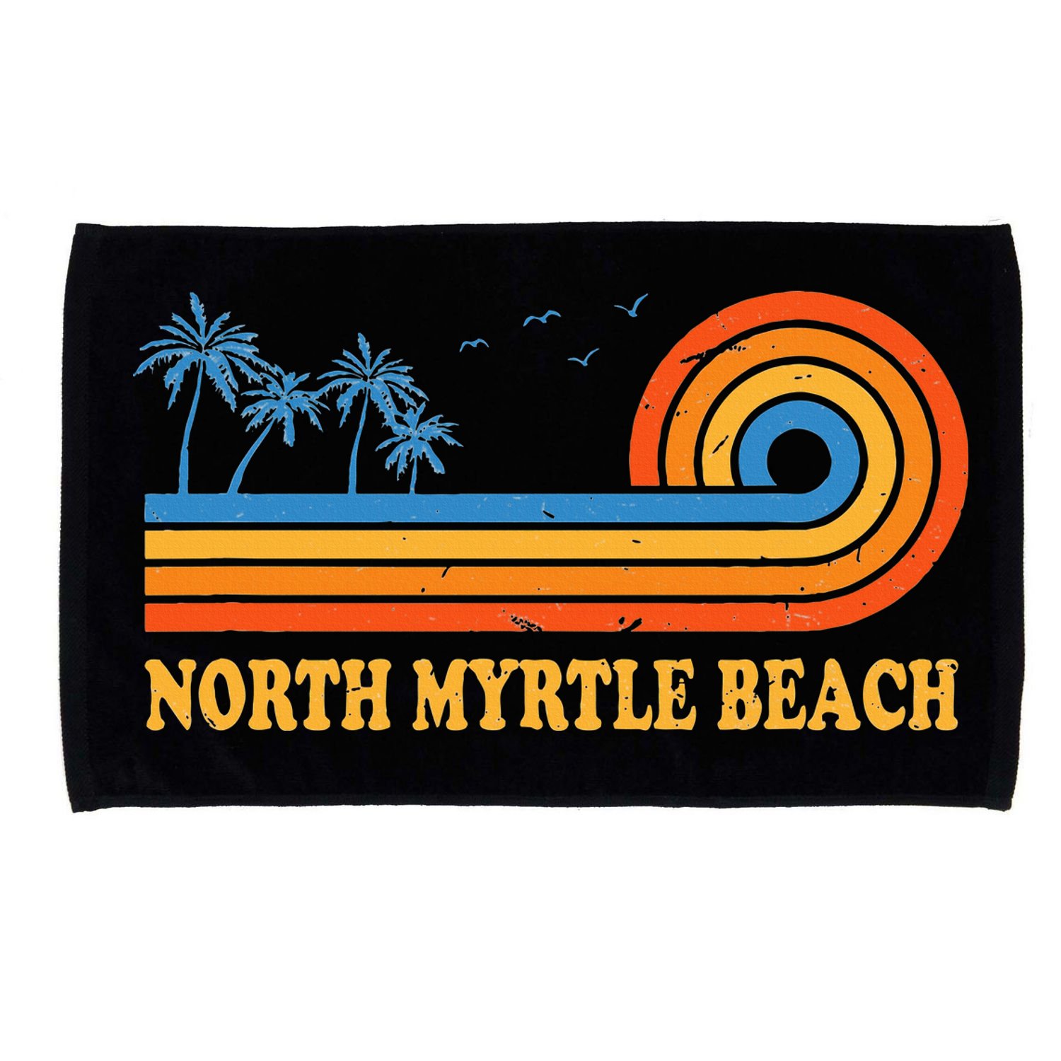 North Myrtle Beach South Carolina Summer Sc Tropical Microfiber Hand Towel