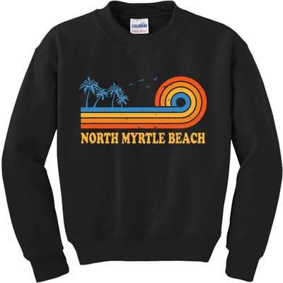 North Myrtle Beach South Carolina Summer Sc Tropical Kids Sweatshirt