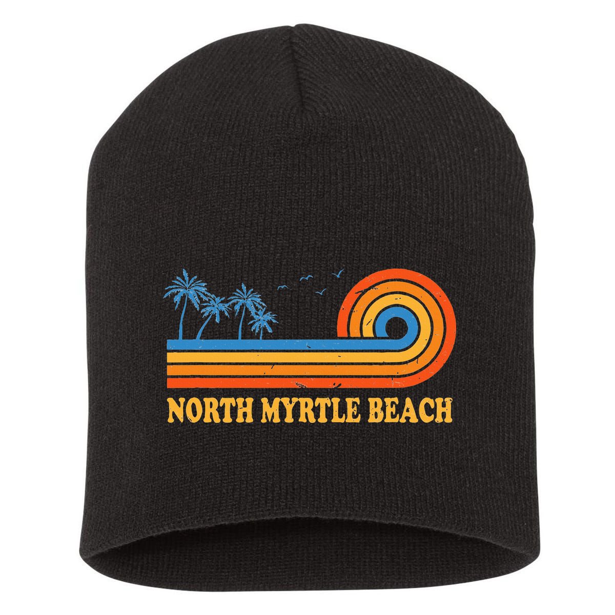 North Myrtle Beach South Carolina Summer Sc Tropical Short Acrylic Beanie