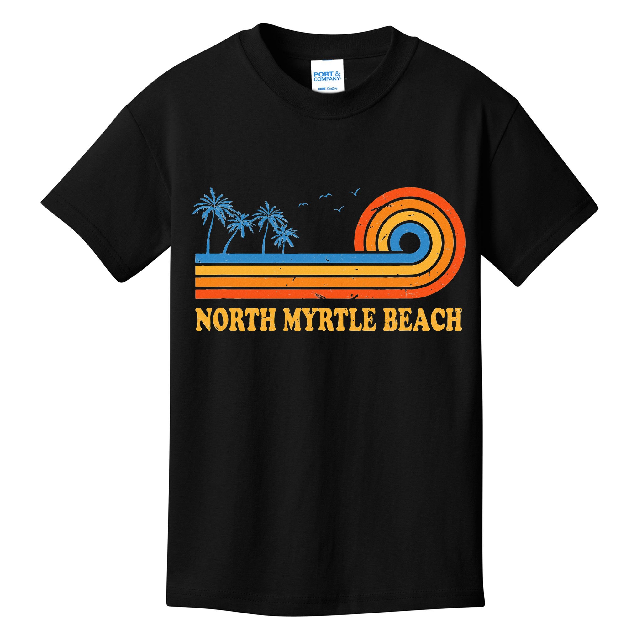 North Myrtle Beach South Carolina Summer Sc Tropical Kids T-Shirt