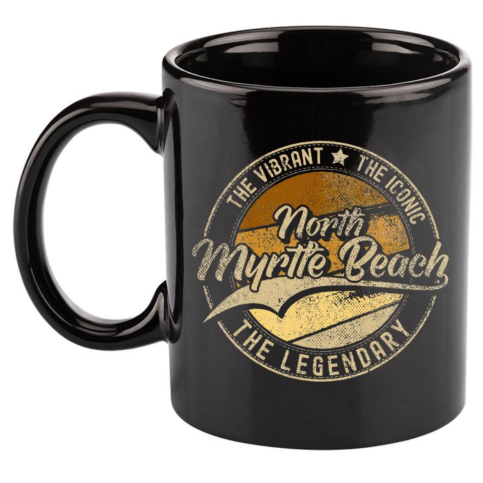 North Myrtle Beach Sc South Carolina 11oz C Handle Ceramic Mug
