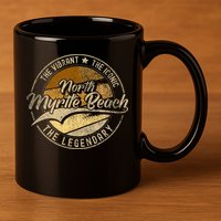 North Myrtle Beach Sc South Carolina 11oz C Handle Ceramic Mug
