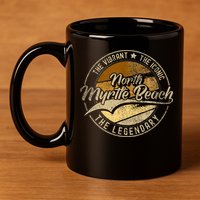 North Myrtle Beach Sc South Carolina 11oz C Handle Ceramic Mug