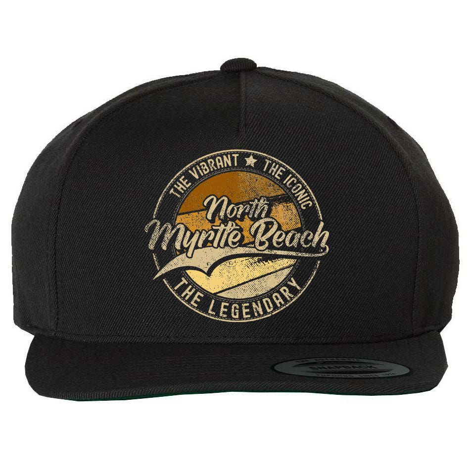 North Myrtle Beach Sc South Carolina Wool Snapback Cap