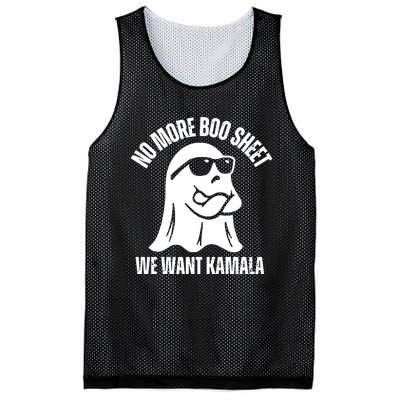 No More Boo Sheet Kamala Harris Harris Walz Mesh Reversible Basketball Jersey Tank