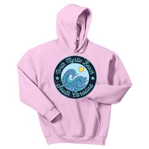 North Myrtle Beach Sc South Carolina Souvenir Nautical Surfe Kids Hoodie