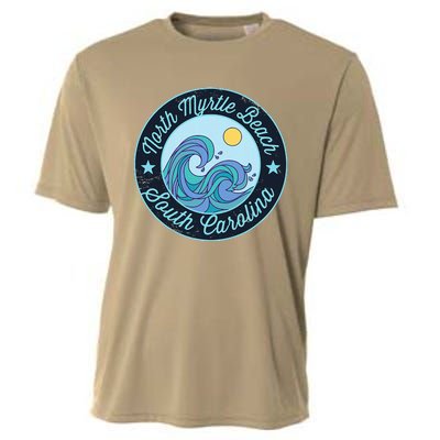 North Myrtle Beach Sc South Carolina Souvenir Nautical Surfe Cooling Performance Crew T-Shirt