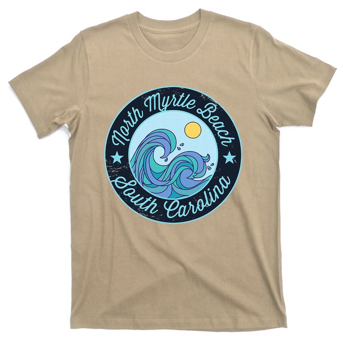 North Myrtle Beach Sc South Carolina Souvenir Nautical Surfe T-Shirt