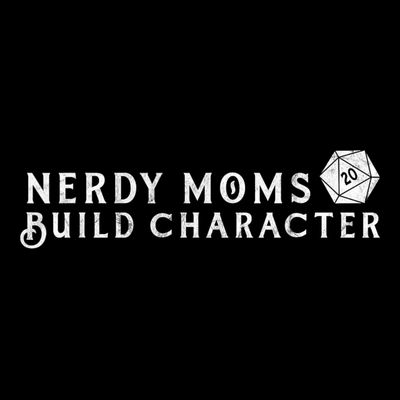 Nerdy Moms Build Character Funny Mom Sayings T-Shirt