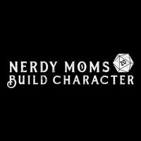 Nerdy Moms Build Character Funny Mom Sayings Button