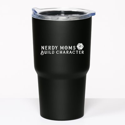 Nerdy Moms Build Character Funny Mom Sayings Tumbler