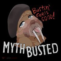 Nasty Myth Busted Drawstring Bag