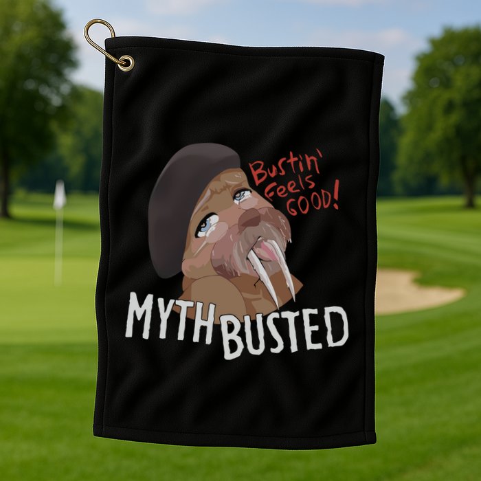 Nasty Myth Busted Golf Towel